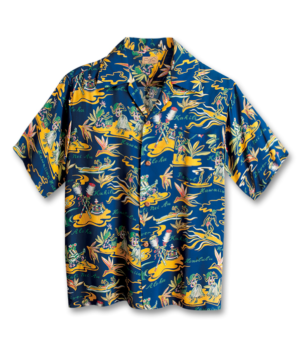 VINTAGE ALOHA SHIRT MUSEUM – “HAWAIIAN HULA” - ALOHA SHIRT 