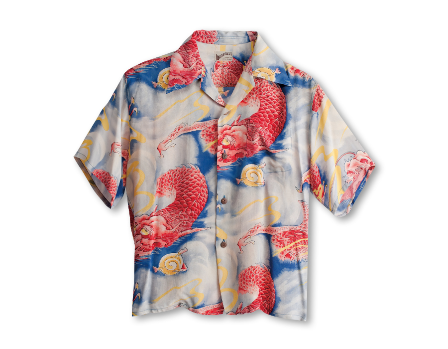 Vintage Aloha Shirt Museum Dragon Thunder Aloha Shirt ヴィンテージアロハシャツ