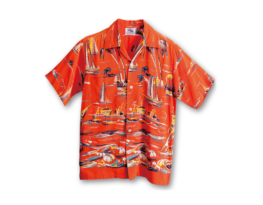 VINTAGE ALOHA SHIRT MUSEUM – “FISHING BOAT” - ALOHA SHIRT  