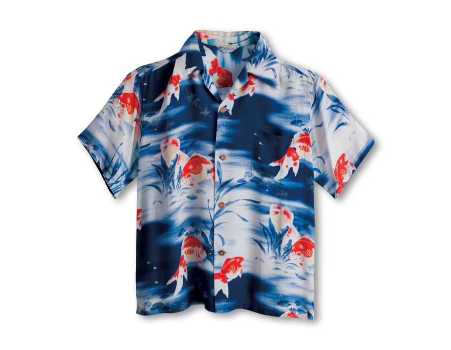 VINTAGE ALOHA SHIRT MUSEUM – “GOLD FISH” - ALOHA SHIRT 