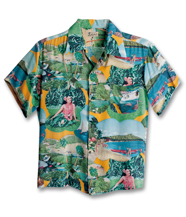 VINTAGE ALOHA SHIRT MUSEUM – “HAWAII TOURS” - ALOHA SHIRT 