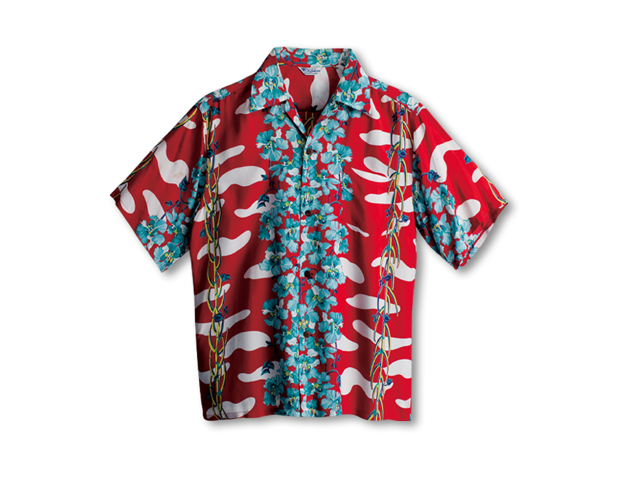 VINTAGE ALOHA SHIRT MUSEUM – “ORCHIDS BORDER” - ALOHA SHIRT 