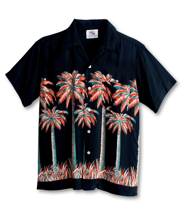 VINTAGE ALOHA SHIRT MUSEUM – “PALM TREES” - ALOHA SHIRT 