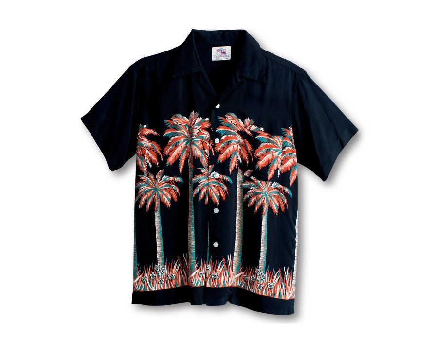 VINTAGE ALOHA SHIRT MUSEUM – “PALM TREES” - ALOHA SHIRT 