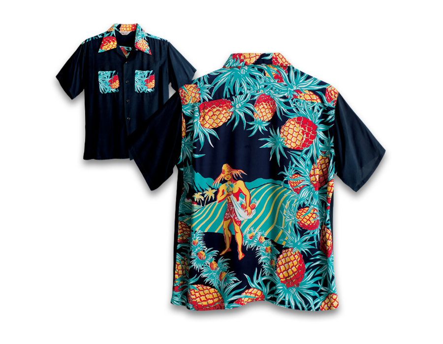 VINTAGE ALOHA SHIRT MUSEUM – “PINEAPPLE PICKER” - ALOHA SHIRT 