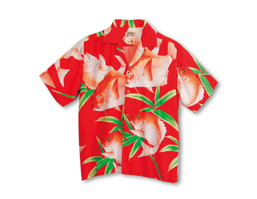 VINTAGE ALOHA SHIRT MUSEUM – “RED SNAPPER” - ALOHA SHIRT 