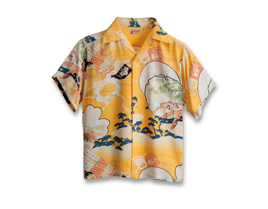 VINTAGE ALOHA SHIRT MUSEUM – “SAMURAI THE BATTLEFIELD” - ALOHA 