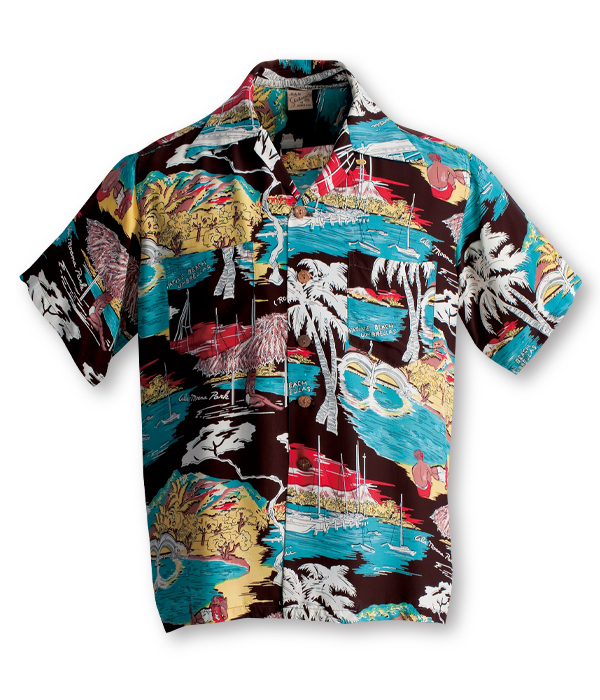 VINTAGE ALOHA SHIRT BRANDS - ALOHA SHIRT - ヴィンテージアロハシャツ
