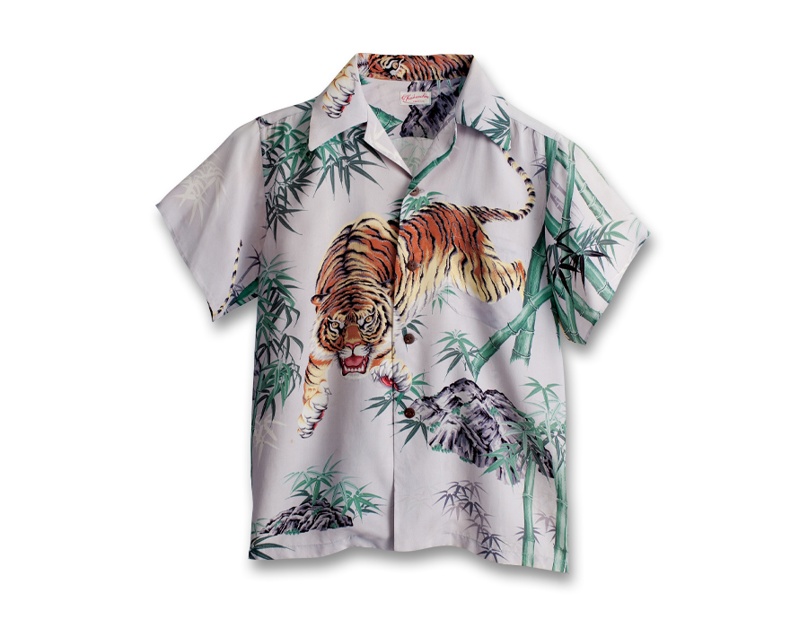VINTAGE ALOHA SHIRT MUSEUM – “TIGER READY FOR THE HUNT” - ALOHA 