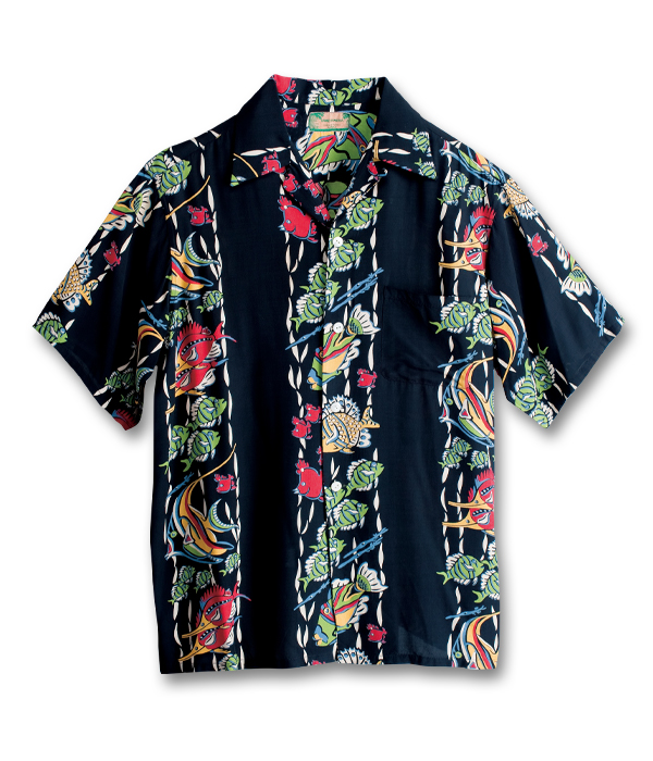 VINTAGE ALOHA SHIRT MUSEUM – “TROPICAL FISH” - ALOHA SHIRT 